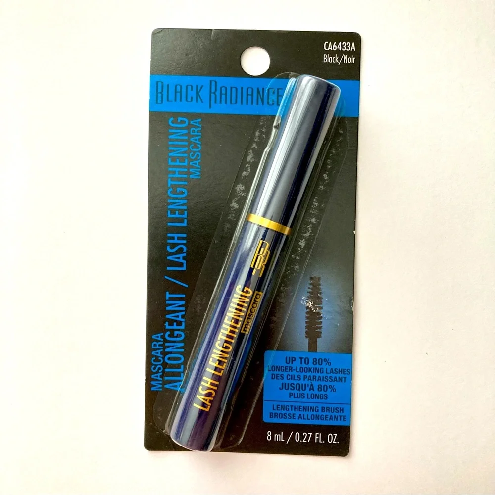 🆕 Black Radiance Lash Lengthening Mascara, CA6433 Black, 0.27 fl oz